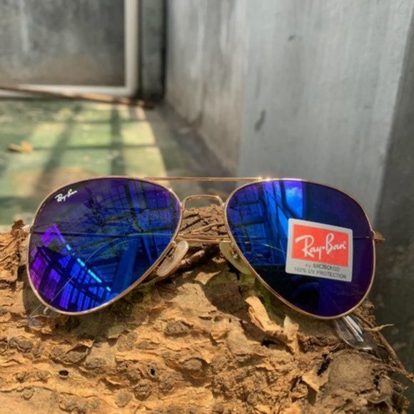 Ray-Ban 3025 Aviator Sunglasses 58mm Purple - Picture 10 of 12